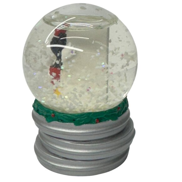 Disney Mickey Mouse 2004 Christmas Mini Snow Globe JC Penney 75 Years of Fun! - Picture 6 of 9